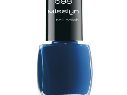 Dieser tiefe Blauton erinnert ans Meer: Nr. 598, Sweet-Mini Kollektion von Misslyn, 4 ml, ca. 3 Euro