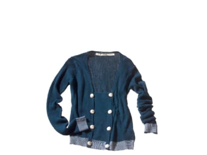 Marine: Cardigan von Murphy & Nye, ca. 140 Euro