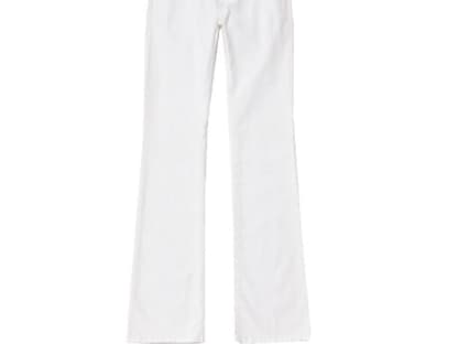 White Denim: Gerade mit Kontrastnaht von CK Jeans, ca. 170 Euro