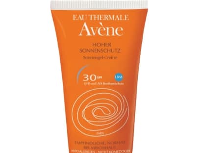 Für trockene Haut "Sonnencreme LSF 30" von Avène, 50 ml ca. 15 Euro