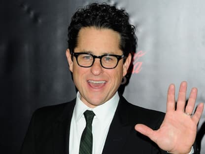 Gut gelaunt hingegen: Produzent J.J. Abrams