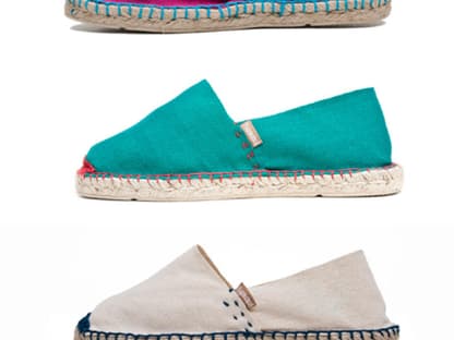 21. Juni 2012: Damit geht es leichtfüßig durch den Sommer: Espadrilles über espadrij.com, je ca. 30 Euro