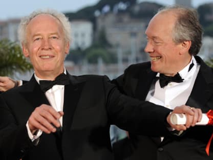 ... wie seine belgischen Kollegen Luc Dardenne und Jean-Pierre Dardenne für ihren Film "The Kid with a Bike". Gratulation!