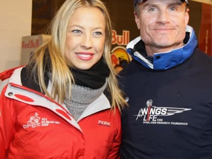 Sandy Meyer-Wölden und David Coulthard