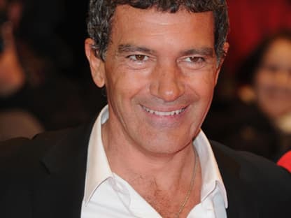 Und auch dieser Hollywood-Star kam zur Berlinale angereist: Frauenschwarm Antonio Banderas stellte seinen Film "Haywire" vor