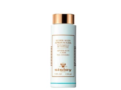 Sie wollen Ihre Bräune erhalten:  Intensiv pflegende Tönung "After-Sun Care" von Sisley, 150 ml ca. 100 Euro 

