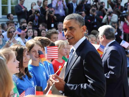 Auch die Kleinen lieben Obama!