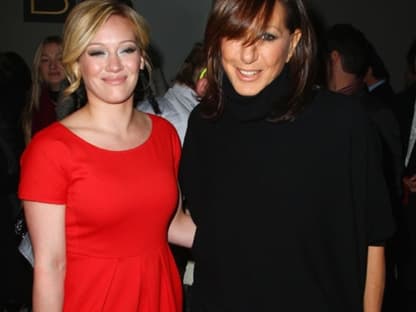 Hillary Duff und Donna Karen