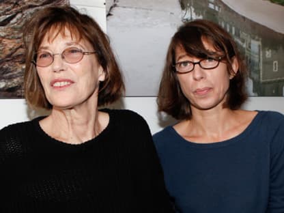 Kate Barry (r.) und Mutter Jane Birkin, die der "Birkin Bag" ihren Namen gab