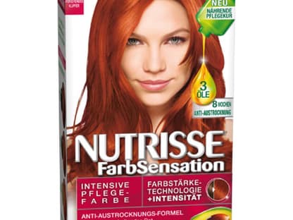 "Nutrisse Farbsensationen Vibrierendes Kupfer" von Garnier, ca. 5 Euro