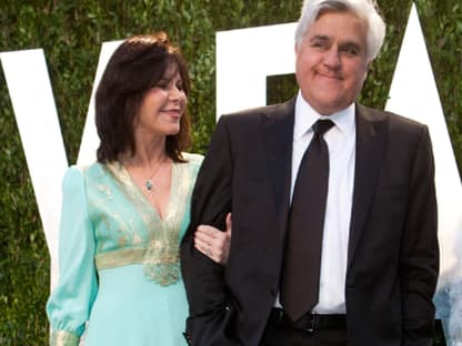 US-Talkmaster Jay Leno mit seiner Frau