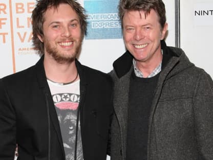 Duncan Jones mit Papa David Bowie