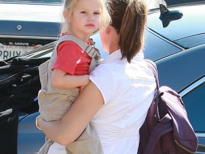 Violet und Jennifer Garner