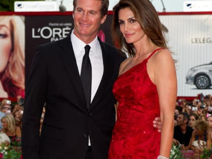 Das schönste Paar des Abends: Topmodel Cindy Crawford mit ihrem Ehemann Rande Gerber