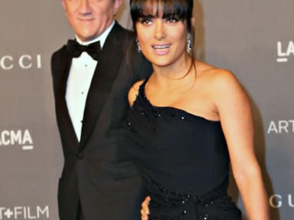 Francois-Henry Pinault und Ehefrau Salma Hayek´ geben ihre Stimme Obama