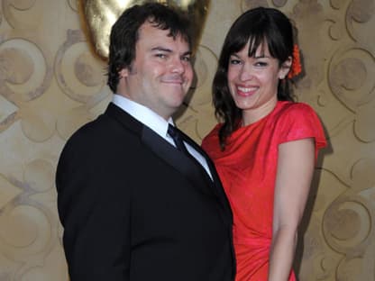 Jack Black und seine Frau Tanya Haden erschienen gemeinsam und genossen den Abend