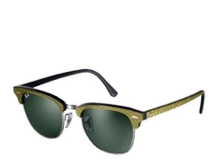 Ein Klassiker in neuer Farbgebung von Ray-Ban, ca. 130 Euro