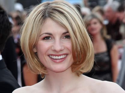 Schauspielerin Jodie Whittaker posierte auf dem Roten Teppich