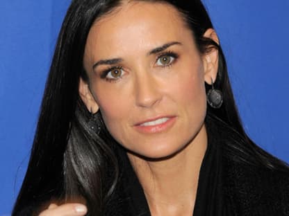 Reiste leider ohne ihren Ashton Kutcher an: Demi Moore