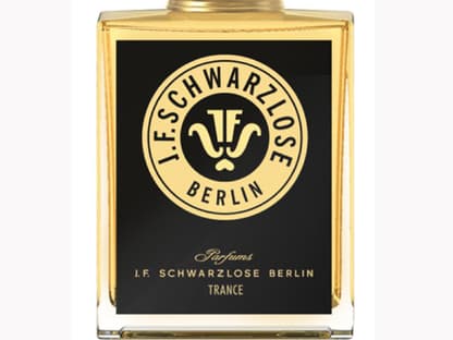 5. "Trance", der letzte Duft in dieser Kategorie versprüht einen Mix aus türkischer Rose, kristallisierte Blütenblätter und Absinth. Von J.F. Schwarzlose Berlin, EdP 50 ml ca. 125 Euro