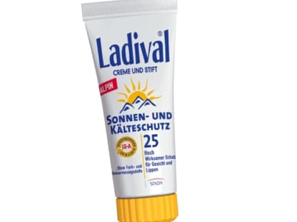 Sonnenschutz: Sonnen- und Kälteschutz: "Wintercreme LSF 30" von Ilrido, 25 ml ca. 6 Euro 