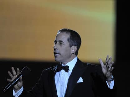 Comedian Jerry Seinfeld kam ebenfalls