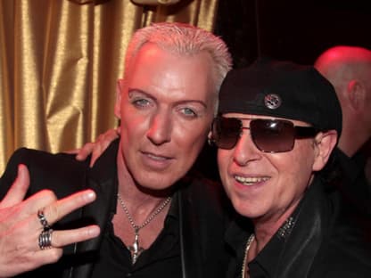 Gute Launeeeeee: H.P. Baxxter und Klaus Meine ("Scorpions")