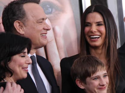 Tom Hanks, Thomas Horn und Sandra Bullock