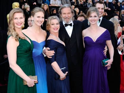 Jeff Bridges mit Ehefrau Susan und Familie