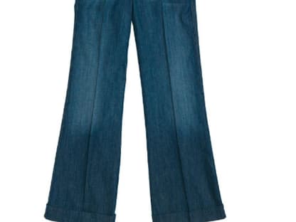 Marlene-Jeans mit Bügelfalte von Benetton, ca. 65 Euro