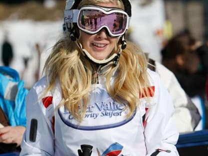 Heidi Montag auf der Piste