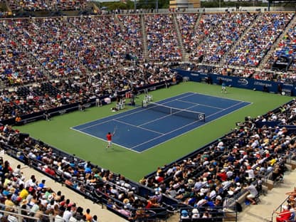 Der Center Court von oben