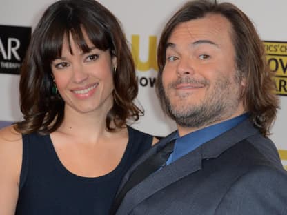 Jack Black mit seiner Frau Tanya Haden