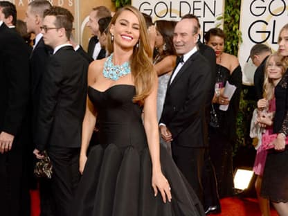 Mehr ist mehr: Sofia Vergara in einer dramatischen Robe von´ Zac Posen