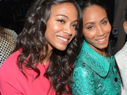 Zoe Saldana und Jada Pinkett Smith