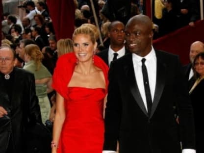 Heidi Klum und Seal wollten sich die Oscars auch nicht entgehen lassen