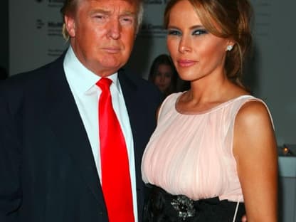 Donald Trump und Gattin Melania 