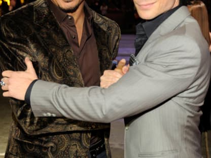 Echte Buddys: Die Schauspieler Terrence Howard und Ian Somerhalder