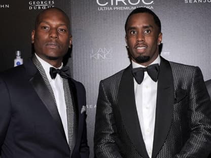 Rapper Tyrese Gibson folgte der Einladung von P. Diddy natürlich gern