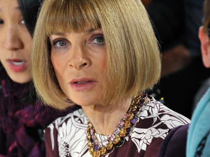 Vor ihr zittern die größten Designer: Anna Wintour bei´ Mary Katrantzou