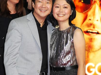 Film-Star Ken Jeong brachte sein Frau Tran Ho mit zur Europa-Premiere