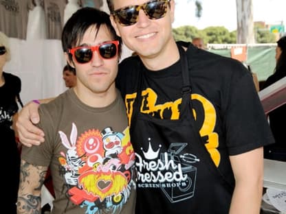 Coole Dads: Pete Wentz und Mark Hoppus ("Blink 182")