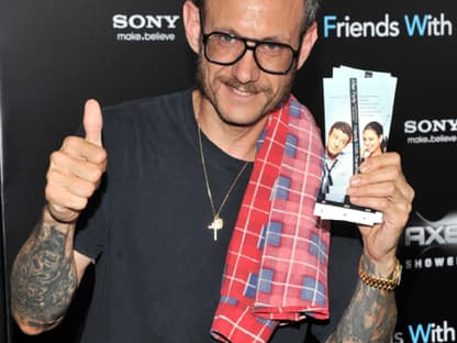 Cooler Typ: Gerade noch zu Gast auf der Fashion Week in Berlin - jetzt schon zurück im Big Apple: Fotograf Terry Richardson