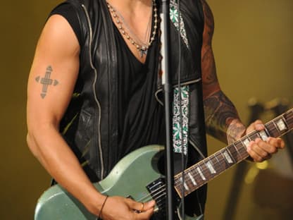 Lenny Kravitz heizte dem Publikum live ein