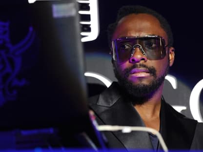 "Black Eyed Peas"-Frontmann Will.i.am ï»¿sorgte für die musikalische Unterhaltung