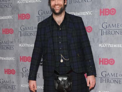 Ein Schotte im Schottenrock! Rory McCann reiste im Kilt an. Hot or not?