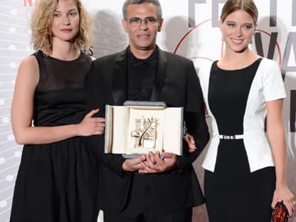 Mona Walravens, Abdellatif Kechiche und Lea Seydoux