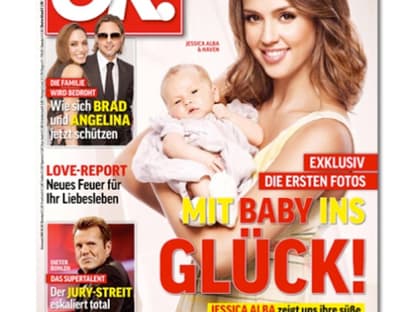 Im Jahr 2011 durften wir uns auch mit vielen Promis riesig freuen. Zum Beispiel mit Schauspielerin Jessica Alba, die Ende September sogar unser OK!-Cover zierte und erstmals ihre zweite Tochter Haven zeigte. Die kleine kam am 13.08.2011 in Los Angeles zur Welt. Niedlich!