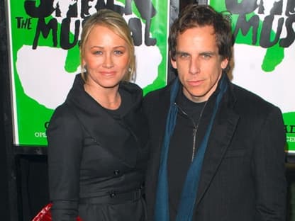 Und Ben Stiller und seine hübsche Ehefrau Christine Taylor