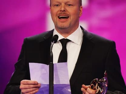 Bester "Entertainer des Jahres": Stefan Raab! Er konnte sich ein paar Gags auf Kosten der Gäste nicht verkneifen